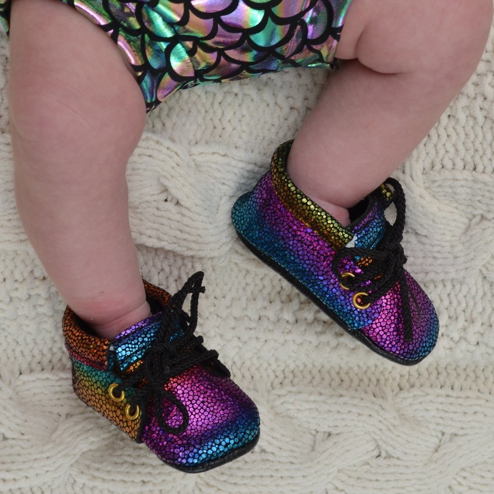 Handmade Leather Newborn Shoes